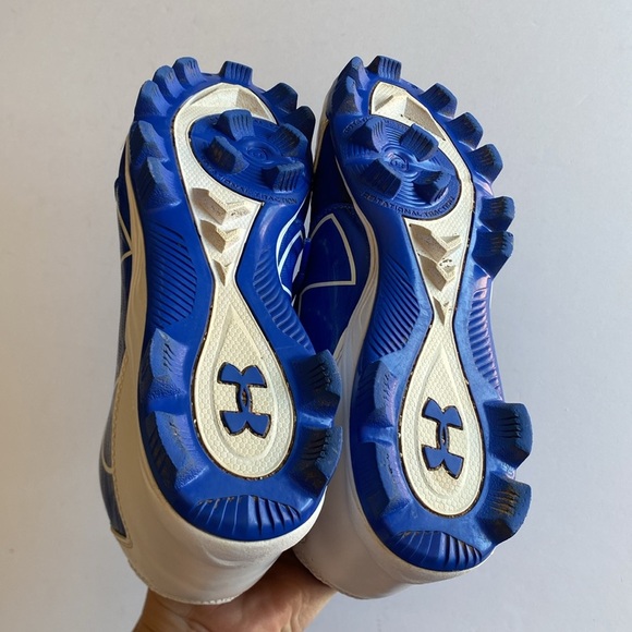 Under Armor Clean Up low men’s cleats size 9 VGUC - Picture 3 of 6